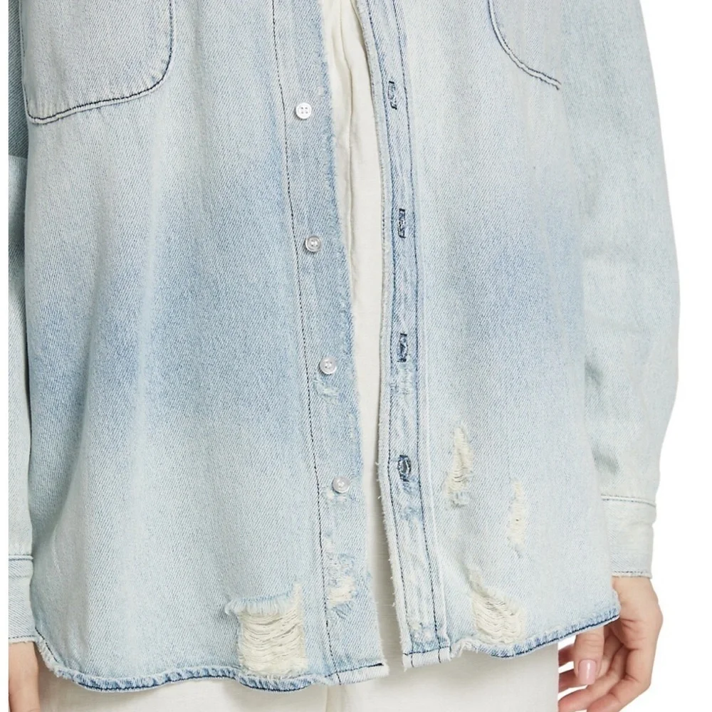 NSF Busy Boyfriend Denim Shirt​​ - Picture 7 of 8
